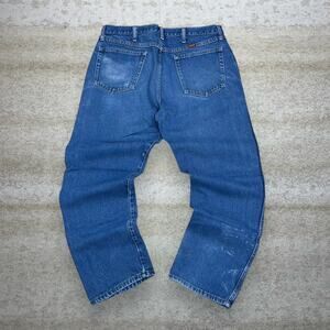 Vintage Y2K Rustler Work Jeans 36x30 Regular Straight Fit Red Tab